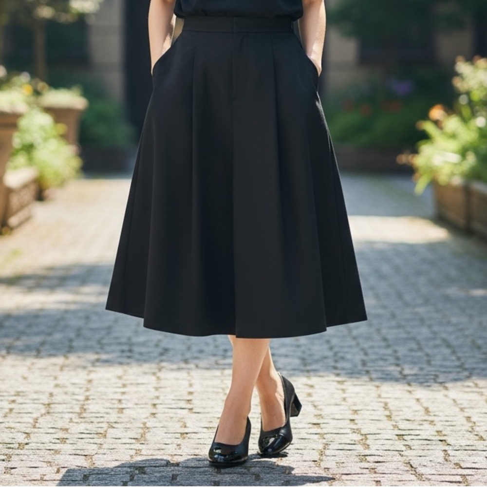 Clarks Collection Cap Toe Block Heel Pumps